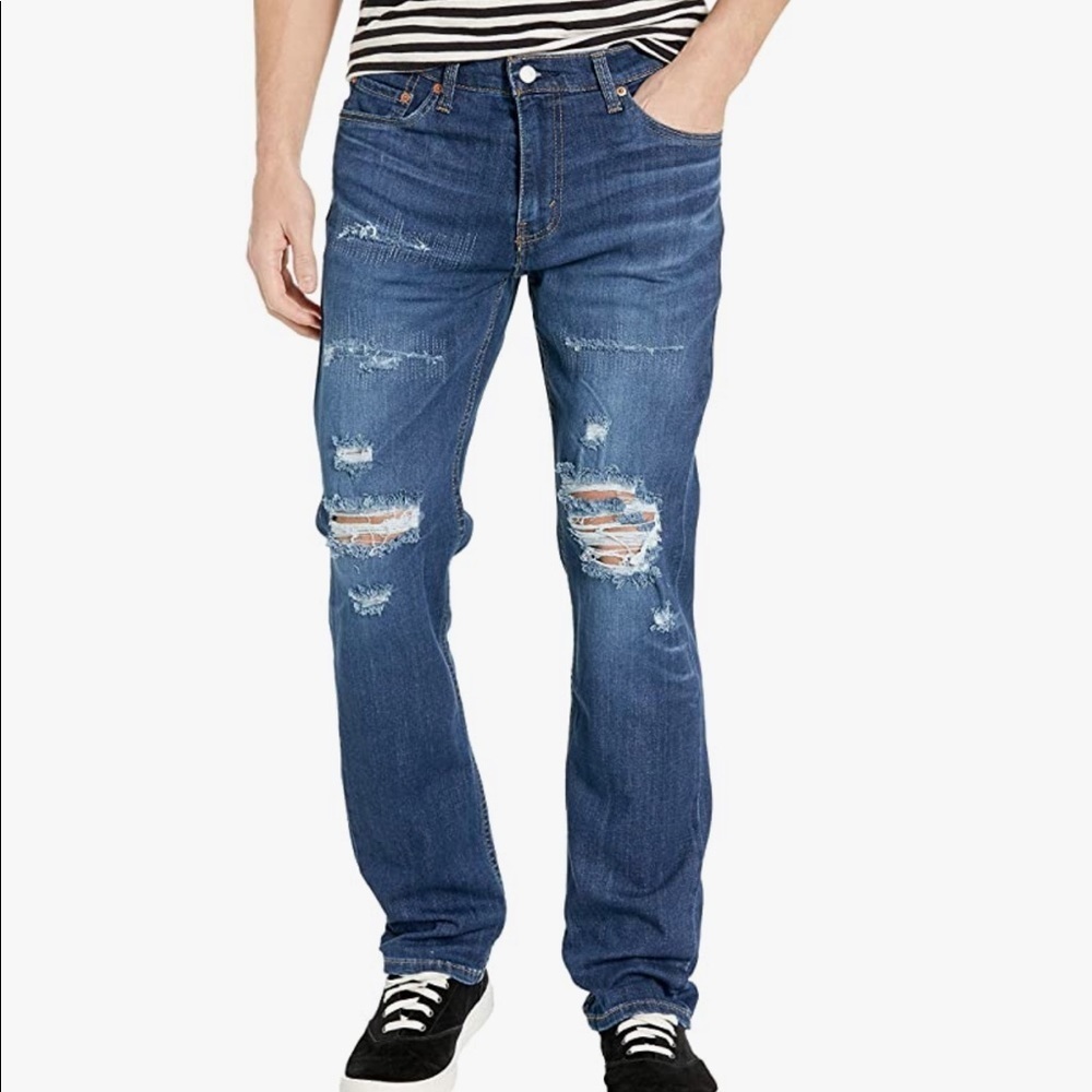 Levi's Men's 511 Slim Fit Ripped Flex Jeans